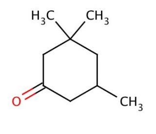 3,3,5-Trimethylcyclohexanone (CAS 873-94-9) - chemical structure image