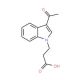 3-(3-Acetyl-indol-1-yl)-propionic acid - chemical structure image