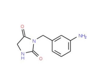 3-(3-aminobenzyl)imidazolidine-2,4-dione - chemical structure image