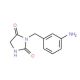 3-(3-aminobenzyl)imidazolidine-2,4-dione - chemical structure image