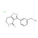 3-(3-Aminomethyl-phenyl)-6,7-dihydro-5H-isoxazolo[4,5-c]pyridin-4-one hydrochloride - chemical structure image