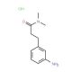3-(3-Aminophenyl)-N,N-dimethylpropanamidehydrochloride - chemical structure image