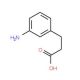 3-(3-Aminophenyl)propionic acid (CAS 1664-54-6) - chemical structure image