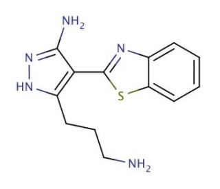 3-(3-aminopropyl)-4-(1,3-benzothiazol-2-yl)-1H-pyrazol-5-amine - chemical structure image