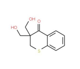 3,3-Bis(hydroxymethyl)-2,3-dihydro-4H-thiochromen-4-one (CAS 29107-30-0) - chemical structure image