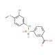3-(3-Bromo-4-methoxy-phenylsulfamoyl)-benzoic acid - chemical structure image