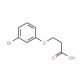 3-(3-Bromo-phenoxy)-propionic acid (CAS 18386-03-3) - chemical structure image