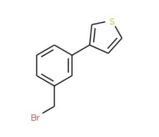 3-[3-(Bromomethyl)phenyl]thiophene (CAS 89929-85-1) - chemical structure image