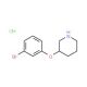 3-(3-Bromophenoxy)piperidine hydrochloride - chemical structure image