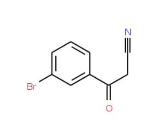 3-(3-Bromophenyl)-3-oxopropanenitrile (CAS 70591-86-5) - chemical structure image