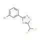 3-(3-Bromophenyl)-5-(dichloromethyl)-1,2,4-oxadiazole (CAS 1150164-54-7) - chemical structure image