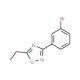 3-(3-Bromophenyl)-5-ethyl-1,2,4-oxadiazole (CAS 911049-01-9) - chemical structure image