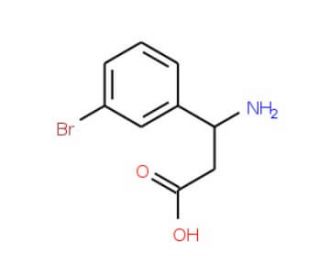 3-(3-bromophenyl)-DL-beta-alanine (CAS 117391-50-1) - chemical structure image