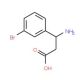 3-(3-bromophenyl)-DL-beta-alanine (CAS 117391-50-1) - chemical structure image