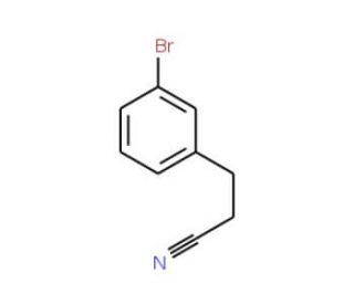 3-(3-Bromophenyl)propionitrile (CAS 376646-63-8) - chemical structure image