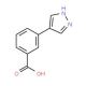 3-(3-Carboxyphenyl)-1H-pyrazole (CAS 1002535-21-8) - chemical structure image