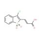 3-(3-chloro-1,1-dioxido-1-benzothien-2-yl)acrylic acid - chemical structure image