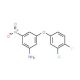 3-(3-Chloro-4-fluorophenoxy)-5-nitroaniline - chemical structure image