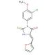 3-(3-Chloro-4-methoxy-phenyl)-5-furan-2-ylmethylene-2-thioxo-imidazolidin-4-one - chemical structure image