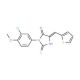 3-(3-Chloro-4-methoxy-phenyl)-5-thiophen-2-ylmethylene-2-thioxo-imidazolidin-4-one - chemical structure image