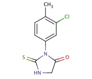 3-(3-chloro-4-methylphenyl)-2-mercapto-3,5-dihydro-4H-imidazol-4-one - chemical structure image