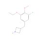 3-[(3-Chloro-5-ethoxy-4-methoxyphenyl)methyl]azetidine (CAS 937618-77-4) - chemical structure image