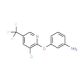 3-{[3-Chloro-5-(trifluoromethyl)-2-pyridinyl]-oxy}aniline - chemical structure image
