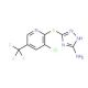 3-{[3-Chloro-5-(trifluoromethyl)-2-pyridinyl]-sulfanyl}-1H-1,2,4-triazol-5-amine - chemical structure image