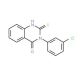 3-(3-Chloro-phenyl)-2-mercapto-3H-quinazolin-4-one (CAS 1028-38-2) - chemical structure image