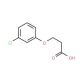 3-(3-Chlorophenoxy)propionic acid (CAS 7170-50-5) - chemical structure image