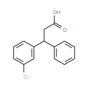 3-(3-Chlorophenyl)-3-phenylpropanoic acid | SCBT - Santa Cruz Biotechnology