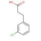 3-(3-Chlorophenyl)propionic acid (CAS 21640-48-2) - chemical structure image