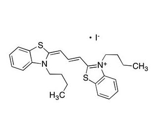 3,3&prime;-Dibutylthiacarbocyanine iodide - chemical structure image