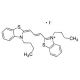 3,3′-Dibutylthiacarbocyanine iodide - chemical structure image