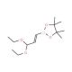 3,3-Diethoxy-1-propenylboronic acid pinacol ester (CAS 153737-25-8) - chemical structure image