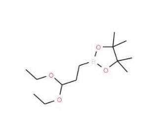 3,3-Diethoxy-1-propylboronic acid pinacol ester (CAS 165904-27-8) - chemical structure image