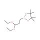 3,3-Diethoxy-1-propylboronic acid pinacol ester (CAS 165904-27-8) - chemical structure image