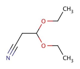 3,3-Diethoxypropionitrile (CAS 2032-34-0) - chemical structure image