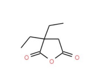 3,3-diethyldihydrofuran-2,5-dione (CAS 2840-69-9) - chemical structure image