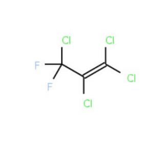3,3-Difluoro-1,1,2,3-tetrachloropropene (CAS 431-50-5) - chemical structure image