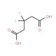 3,3-difluoropentanedioic acid (CAS 41131-19-5) - chemical structure image