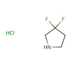 3,3-Difluoropyrrolidine hydrochloride (CAS 163457-23-6) - chemical structure image