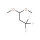 3,3-Dimethoxy-1,1,1-trifluoropropane (CAS 116586-94-8) - chemical structure image