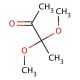3,3-Dimethoxy-2-butanone (CAS 21983-72-2) - chemical structure image