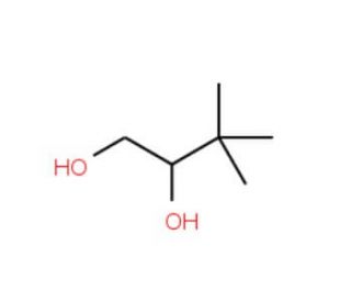 3,3-Dimethyl-1,2-butanediol (CAS 59562-82-2) - chemical structure image