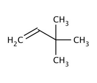 3,3-Dimethyl-1-butene (CAS 558-37-2) - chemical structure image