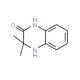 3,3-Dimethyl-3,4-dihydro-1H-quinoxalin-2-one (CAS 80636-30-2) - chemical structure image