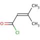 3,3-Dimethylacryloyl chloride (CAS 3350-78-5) - chemical structure image