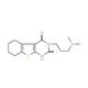 3-[3-(dimethylamino)propyl]-2-mercapto-5,6,7,8-tetrahydro[1]benzothieno[2,3-d]pyrimidin-4(3H)-one - chemical structure image