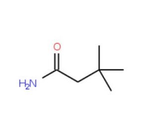 3,3-dimethylbutanamide (CAS 926-04-5) - chemical structure image